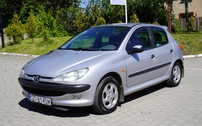 Peugeot 206 cena 4999 przebieg: 81000, rok produkcji 1999 z Katowice małe 277